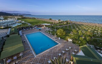 Hotel Apollo beach - bazén - letecký zájazd CK Turancar (Rodos, Kolymbia)