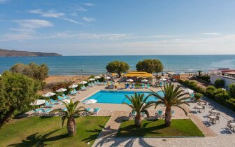 Hotel Sea Side - výhľad na bazén -letecký zájazd CK Turancar-Kréta-Kato Stalos