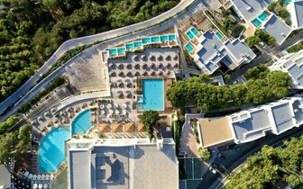 Hotel Esperos Village Blue - letecký pohľad - letecký zájazd CK Turancar (Rodos, Faliraki)