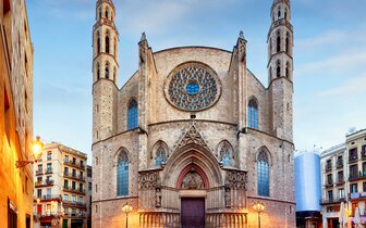 CK Turancar, Letecký poznávací zájazd, Španielsko, Barcelona - Gaudího sen, kostol Santa Maria del Mar CK Turancar, Letecký poznávací zájazd, Španielsko, Barcelona - Gaudího sen, kostol Santa Maria del Mar