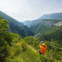 Penzión Rogač - zip line -  autobusový zájazd CK Turancar - Chorvátsko, Omiš (Duče)