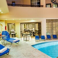Elina hotel Apartments - bazén - letecký zájazd CK Turancar - Kréta, Rethymno