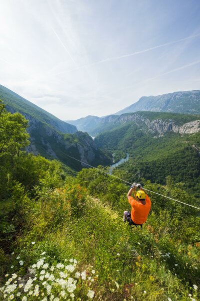 Penzión Rogač - zip line -  autobusový zájazd CK Turancar - Chorvátsko, Omiš (Duče)