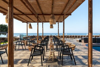 Hotel Costa Lindia beach - reštaurácia - letecký zájazd CK Turancar (Rodos, Lardos)