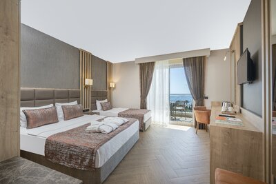 Hotel My Home Resort - izba s výhľadom na more - letecký zájazd CK Turancar - Turecko, Avsallar