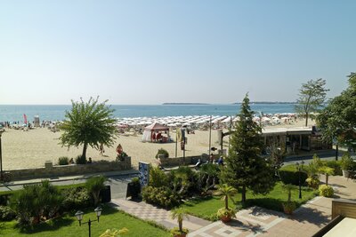 Hotel Bellevue Beach , pláž, Bulharsko, letecký a autokarový zájazd Slnečné pobrežie