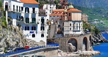 CK Turancar, autobusový poznávací zájazd, Kampánia s pobytom pri mori, Positano