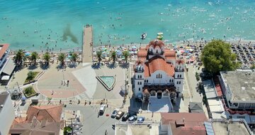 Letecký zájazd CK Turancar-Paralia-Olympic beach-panoráma