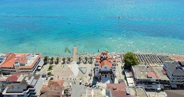 Letecký zájazd CK Turancar-Paralia-Olympic beach-panoráma