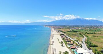 Letecký zájazd CK Turancar-Paralia-Olympic beach-panoráma