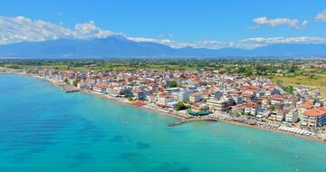 Letecký zájazd CK Turancar-Paralia-Olympic beach-panoráma