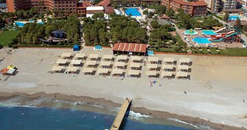 Hotel Club Turtas Beach - pláž - letecký zájazd CK Turancar - Turecko Konakli