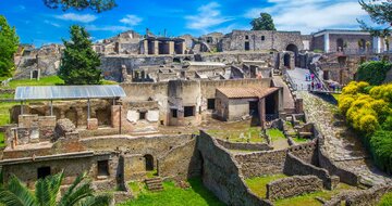 CK Turancar, Letecký poznávací zájazd, Kampánia, Pompeie