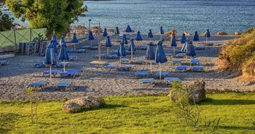 Hotel Kresten Palace - pláž - letecký zájazd CK Turancar (Rodos, Faliraki)