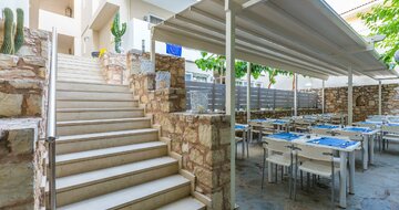 Hotel Dimitrios Beach - reštaurácia - letecký zájazd CK Turancar - Kréta, Rethymno