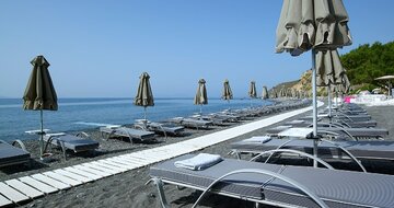 Kos Michelangelo Resort@Spa - pláž - letecky zájazd CK TURANCAR Kos Kardamena