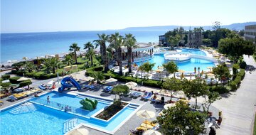 Hotel Sunshine Rhodes-exteriér-letecký zájazd CK Turancar-Rodos