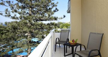 Hotel Sunshine Rhodes-výhľad z izby-letecký zájazd CK Turancar-Rodos