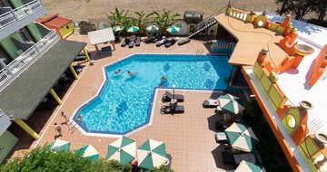 Grecian Fantasia resort - bazén- letecký zájazd CK Turancar (Rodos, Faliraki)