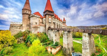 CK Turancar, autobusový poznávací zájazd, Rumunsko - Sedmohradsko a Transylvánia, Hunedoara, hrad Mateja Korvína